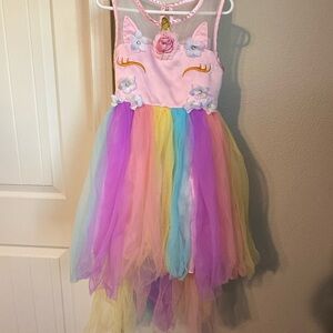 Whimsical Pastel Unicorn Dress for Kids